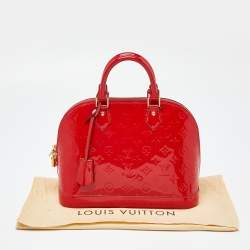 Louis Vuitton Orange Sunset Monogram Vernis Alma PM Bag