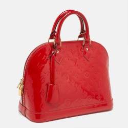 Louis Vuitton Orange Sunset Monogram Vernis Alma PM Bag