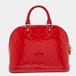 Louis Vuitton Orange Sunset Monogram Vernis Alma PM Bag