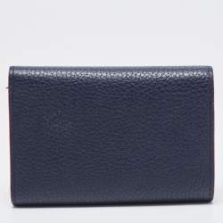 Louis Vuitton Marine Rouge Taurillion Leather Capucines Compact Wallet