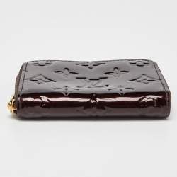 مملوكة مسبقًا Louis Vuitton Amarante Monogram Vernis Zippy Coin Purse