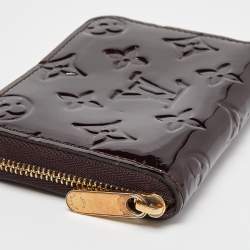 مملوكة مسبقًا Louis Vuitton Amarante Monogram Vernis Zippy Coin Purse