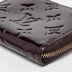 مملوكة مسبقًا Louis Vuitton Amarante Monogram Vernis Zippy Coin Purse