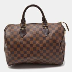 Louis Vuitton Damier Ebene Canvas Speedy 30 Bag