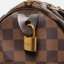 Louis Vuitton Damier Ebene Canvas Speedy 30 Bag