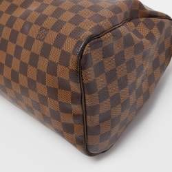 Louis Vuitton Damier Ebene Canvas Speedy 30 Bag