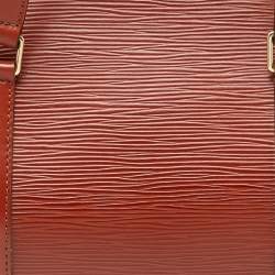 Pre Owned Louis Vuitton Kenyan Fawn Epi Leather Soufflot Bag
