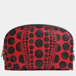 Louis Vuitton Brown Monogram Polka Dot Canvas Cosmetic Pouch Louis Vuitton