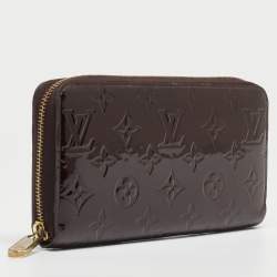 Louis Vuitton Amarante Monogram Vernis Zippy Wallet  