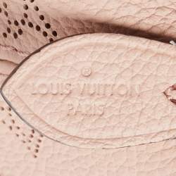 Pre Owned Louis Vuitton Magnolia Monogram Mahina Leather Bella Bucket Bag