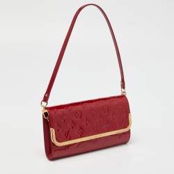 Pre Owned Louis Vuitton Pomme D'Amour Monogram Vernis Rossmore MM Bag