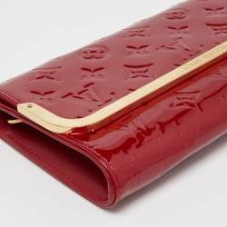 Pre Owned Louis Vuitton Pomme D'Amour Monogram Vernis Rossmore MM Bag