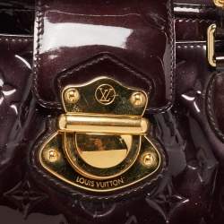 Pre Owned Louis Vuitton Amarante Monogram Vernis Melrose Avenue Bag