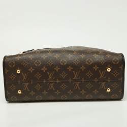 Pre Owned Louis Vuitton Black Monogram Canvas Popincourt MM Bag