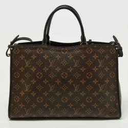 Pre Owned Louis Vuitton Black Monogram Canvas Popincourt MM Bag