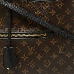 Pre Owned Louis Vuitton Black Monogram Canvas Popincourt MM Bag