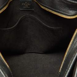 Pre Owned Louis Vuitton Black Monogram Canvas Popincourt MM Bag