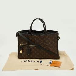 Pre Owned Louis Vuitton Black Monogram Canvas Popincourt MM Bag