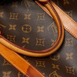 Pre Owned Louis Vuitton Monogram Canvas Keepall 50 Bandouliere Bag