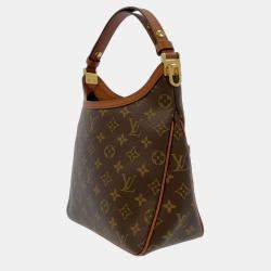 Louis Vuitton Monogram Reverse Dauphine Hobo PM w/ Strap - Brown