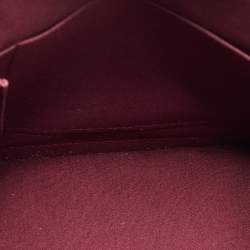 Pre Owned Louis Vuitton Amarante Monogram Vernis Alma PM Bag