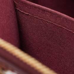 Pre Owned Louis Vuitton Amarante Monogram Vernis Alma PM Bag