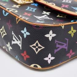 Pre Owned Louis Vuitton Multicolor Monogram Canvas Sologne Shoulder Bag