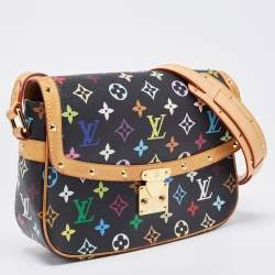 Pre Owned Louis Vuitton Multicolor Monogram Canvas Sologne Shoulder Bag