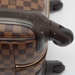 Pre Owned Louis Vuitton Damier Ebene Canvas Zephyr 55 Luggage