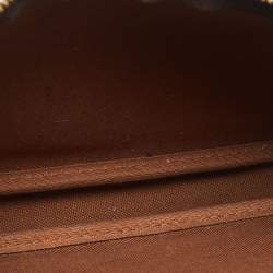 Pre Owned Louis Vuitton Brown Monogram Canvas Pochette Accessoires Shoulder Bag