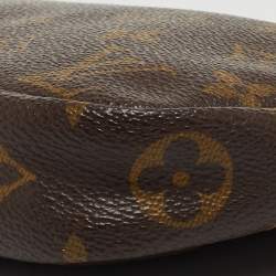 Pre Owned Louis Vuitton Brown Monogram Canvas Pochette Accessoires Shoulder Bag