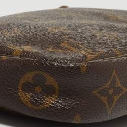 Pre Owned Louis Vuitton Brown Monogram Canvas Pochette Accessoires Shoulder Bag