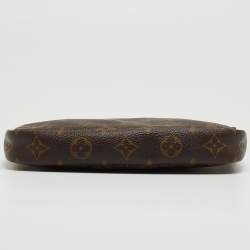 Pre Owned Louis Vuitton Brown Monogram Canvas Pochette Accessoires Shoulder Bag