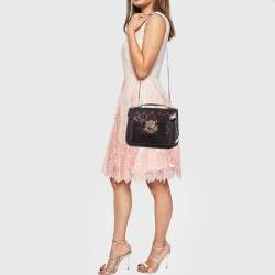 Pre Owned Louis Vuitton Amarante Monogram Vernis Mirada Bag