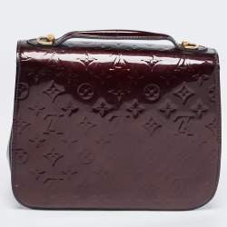 Pre Owned Louis Vuitton Amarante Monogram Vernis Mirada Bag