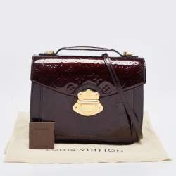 Pre Owned Louis Vuitton Amarante Monogram Vernis Mirada Bag