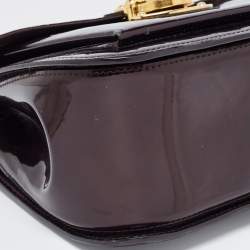Pre Owned Louis Vuitton Amarante Monogram Vernis Mirada Bag