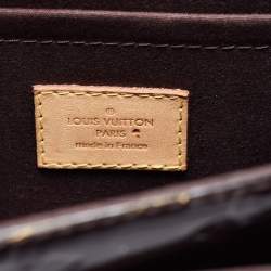 Pre Owned Louis Vuitton Amarante Monogram Vernis Mirada Bag