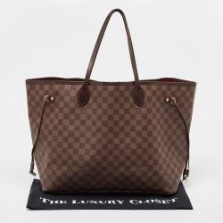 Louis Vuitton Damier Ebene Canvas Neverfull GM Bag