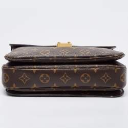 Pre Owned Louis Vuitton Monogram Canvas Pochette Metis Bag