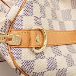 Pre Owned Louis Vuitton Damier Azur Canvas Speedy Bandouliere 30 Bag
