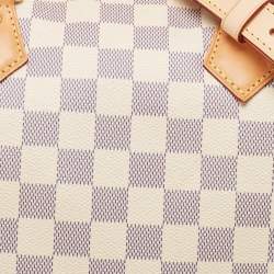 Pre Owned Louis Vuitton Damier Azur Canvas Speedy Bandouliere 30 Bag