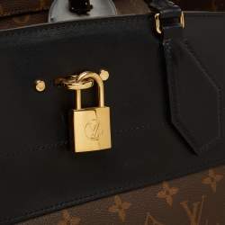 Pre Owned Louis Vuitton Black/Monogram Canvas and Leather City Steamer XXL Bag