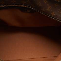 Pre Owned Louis Vuitton Black/Monogram Canvas and Leather City Steamer XXL Bag