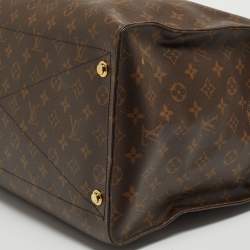 Pre Owned Louis Vuitton Black/Monogram Canvas and Leather City Steamer XXL Bag
