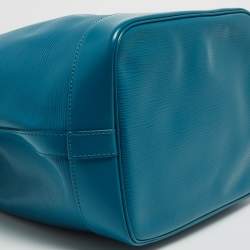 Pre Owned Louis Vuitton Cyan Epi Leather Noe Bag