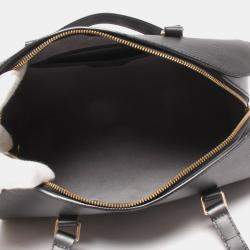 مملوكة مسبقًا Louis Vuitton Black Epi Leather Soufflot Satchel Bag