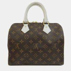 Louis Vuitton Brown Monogram Canvas Match Speedy Bandouliere 25 Satchel