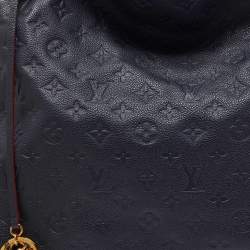 Pre Owned Louis Vuitton Dark Blue Monogram Empreinte Leather Artsy MM Bag