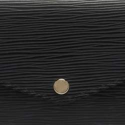 Louis Vuitton Black Epi Leather Sarah Wallet
